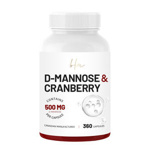 Suplemento dietético natural D Cápsulas de extracto de manosa y arándano 500mg También suministran gomitas de D-manosa - Product Image 1