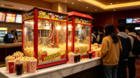 Fabricants d'équipements de cuisine Libermann, machine à pop-corn, équipement de snack commercial industriel, machine à pop-corn automatique à vendre