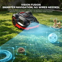 Vente en gros Recharge électrique sans fil Robot tondeuse automatique Tondeuse Machine intelligente Jardin Batterie Robot tondeuse