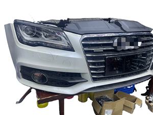 Mise à niveau du nouveau kit de carrosserie de pare-chocs avant pour <span class=keywords><strong>Audi</strong></span> <span class=keywords><strong>A7</strong></span> RS7 2011-2015 Chrome ABS Auto Parts with Exhaust Cut-Outs T/T Payment - Product Image 4