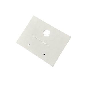 Logo Printing Hanging Paper Jewelry Display Cards for Earrings and <b>Necklaces</b> Custom LUOYI Brand - Product Image 1