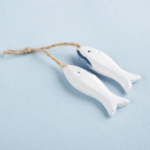 Décorations en résine de style méditerranéen, étoile de mer, ancre, bouée de sauvetage, mini pendentif mural, ensemble de 6 pièces - Product Image 3