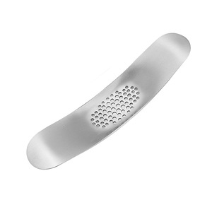 Garlic Press Boat Shaped Multi Functional Bottle Opener Stainless Steel Kitchen Tool - Product Image 3
