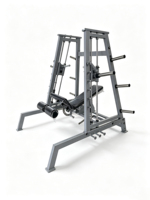 Machine Smith multifonction en acier avec banc inclinable pour presse à pectoraux et press à épaules, équipement de gym professionnel