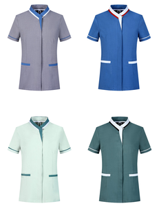 Logo personalizzato Unisex pulizia pulizia pulizia pulizia uniforme abiti da lavoro corti - Product Image 2