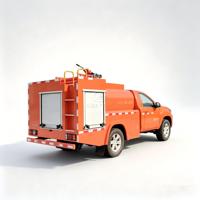 1500L Mini FOTON Truk Tangki Air Pemadam Kebakaran Untuk Penggunaan Stasiun Pemadam Kebakaran Mikro