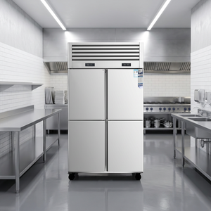 Congélateur horizontal domestique 360L, armoire de réfrigération commerciale, congélateur <span class=keywords><strong>coffre</strong></span> profond grande capacité à 2 portes - Product Image 1