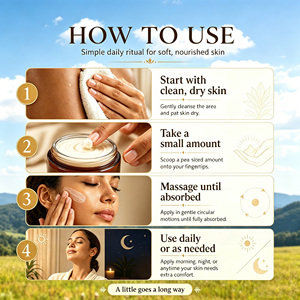 Bálsamo de Sebo Batido con Miel y Aceite de Oliva, Flor de Caléndula, Vitamina E, Crema Natural <span class=keywords><strong>para</strong></span> el Cuidado de la Piel, Reparadora e Hidratante, con Logotipo OEM - Product Image 6