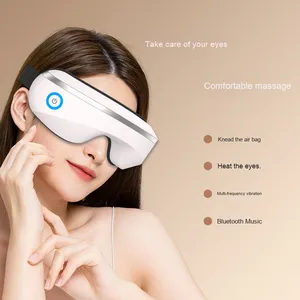 Appareil de massage oculaire multifonctionnel Bluetooth 206 Hot Compress Vibration Instrument avec protection contre la pression d'air - Product Image 2