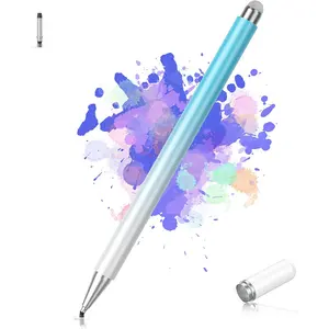 قلم لوحي متعدد الأدوات متوافق مع ألومنيوم ذو ألوان باهتة وشحن سريع قلم لوحي عالمي للهواتف والأجهزة اللوحية التي تعمل بنظام الأندرويد