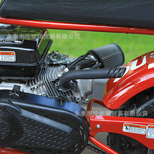 Silencieux d'échappement universel en caoutchouc 168, tuyau coudé pour mini moto, kart, Predator 212cc 196cc GX160 GX200 - Product Image 5