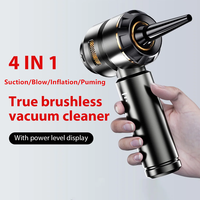 Aspirateur sans fil ST-6659 12V 100W, aspiration puissante sans balais 16KPA, aspirateur et souffleur d'air pour voiture, maison, bureau