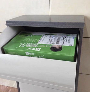 Casier à <span class=keywords><strong>colis</strong></span> en tôle d'acier Q235 robuste, étanche, boîte aux lettres intelligente avec dimensions personnalisables - Product Image 3