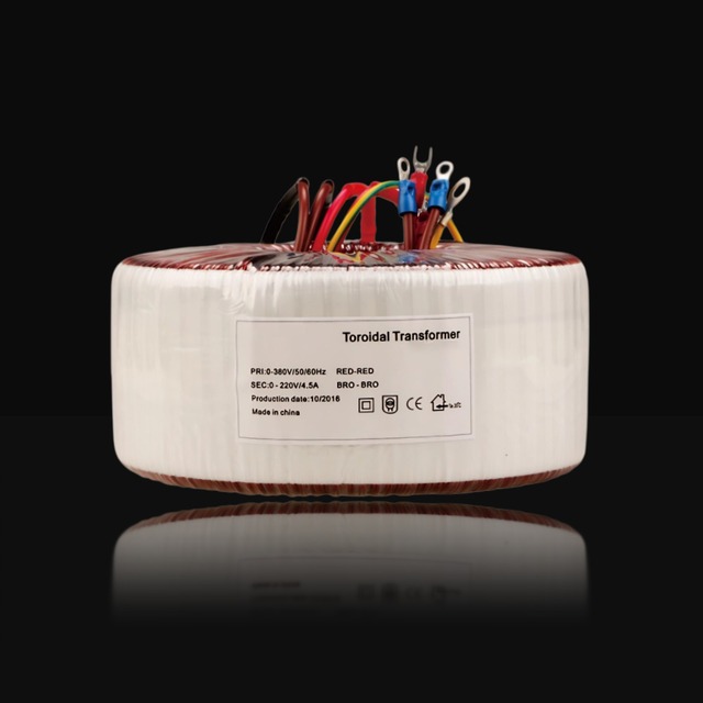 Audio Amplifier Power Toroidal Transformer 110V-240V 24-0-24V 60Hz 1000VA 45-0-45V Isolation Transformer
