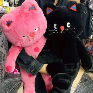 Cuscino a Forma di <span class=keywords><strong>Gatto</strong></span> a Pois Little Red Book, Peluche Carino per Pausa Pranzo, Giocattolo Imbottito 31cm-50cm per Neonati e Bambine - Product Image 5