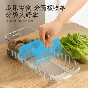 Clear Plastic Spice <b>Storage</b> <b>Box</b> With Wheels Large Size 2L Kitchen Organizer For Condiments And Sauces - Product Image 4