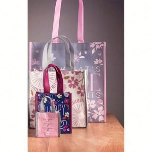 Eco-Friendly Cartoon Non Woven Shopping Bag Lightweight Rept Tote Laminated Handled Bag With Logo Printing - Product Image 4