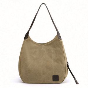 Sac fourre-tout en toile de haute qualité, version coréenne, sac à bandoulière décontracté pour femmes - Product Image 3