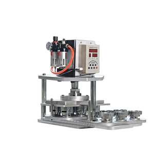 Máquina Neumática para Hacer Botones con 6 Moldes de 58, 75, 55, 50, 44 y 25 mm, Imán y Botón de Pin, Máquina Semiautomática para Hacer Botones - Product Image 2