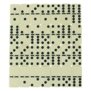 Ensemble de <span class=keywords><strong>dominos</strong></span> professionnels en cuir, double 6, personnalisé, 28 pièces, pour jeux vidéo - Product Image 6