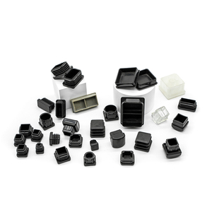 Cao su nhựa cơ sở sàn thảm bảo vệ đồ nội thất ghế kim loại hình ống chân cơ sở vòng vuông ống lỗ chèn cuối cắm - Product Image 1