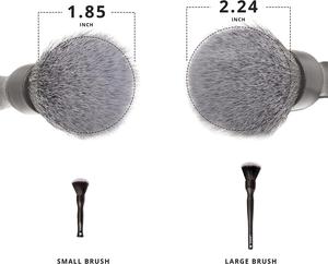 2-teiliges Auto-Detailing-Bürstenset Weiche PP-Borsten Innenraum-Reinigungsbürsten für Autopflege - Product Image 4