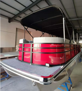 <span class=keywords><strong>Bateau</strong></span> ponton en aluminium <span class=keywords><strong>de</strong></span> haute qualité <span class=keywords><strong>de</strong></span> 26 pieds avec auvent bimini - Product Image 4