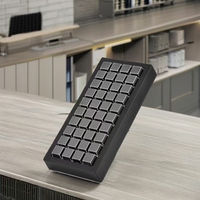 Keyboard POS Mini 40-Tombol Berkabel USB KB40S/U Harga Pabrik LIF, Dapat Diprogram untuk Penggunaan Mesin Kasir oleh Kasir, Sistem Operasi Win/Android/Linux