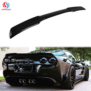 HongHang ABS C6 Car Tail Spoiler Trunk Wing Spoiler Carbon Fiber Style Rear Spoiler For Chevrolet <strong>Corvette</strong> C6 2005-2013 - Product Image 3