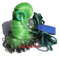 Filet de pêche en nylon avec cordon de serrage, couleur personnalisée avec sangle de poignet