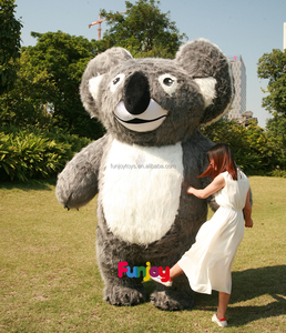 Costume da Mascotte Gonfiabile Natalizio Personalizzato a Forma di Koala in Peluche per Adulti Unisex - Product Image 6