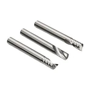 ZHY Factory Cnc Cutting Tool Square End Mill Germany Carbide End Mill HRC45 Single Flute End Mill