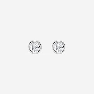 Premium Lab Grown Diamond Stud <b>Earrings</b> Round Brilliant Cut 925 Sterling Silver Elegant <b>Fine</b> Jewelry for Women Anniversary Gift - Product Image 3