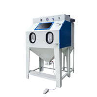 Machine de sablage à pression industrielle pour le nettoyage des surfaces métalliques