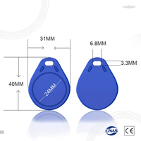 Nouvelles étiquettes de clé RFID NFC imprimables, porte-clés, carte de contrôle d'accès avec puce, étanche, 13,56 MHz, pour utilisation hôtelière