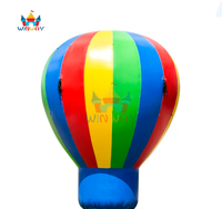 Ballon à air chaud gonflable géant et coloré - Décoration d'événements commerciaux / Accessoire de photomaton pour fêtes et festivals