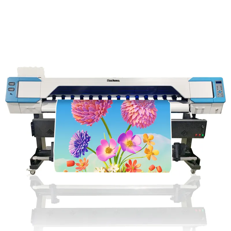 Hancolor 1.8m eco solvent printer small business printing machine i3200 XP600 inkjet plotter de impression 6ft