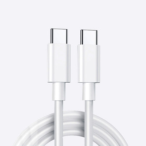 1203 tip C erkek erkek hızlı şarj kablosu 0.3m tip-c tip-c 3 çekirdekli veri kablosu - Product Image 1