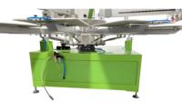 Máquina automática de serigrafía de pulpo de 4 colores para camisetas Nueva condición con motor de función de secado y componentes de núcleo PLC