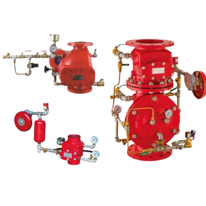 Vanne d'alarme à déclenchement à sec ZSFC100-16 pour système d'extinction automatique par aspersion, en fonte rouge, équipement de lutte contre l'incendie pour les incendies de classe A et B - Product Image 6