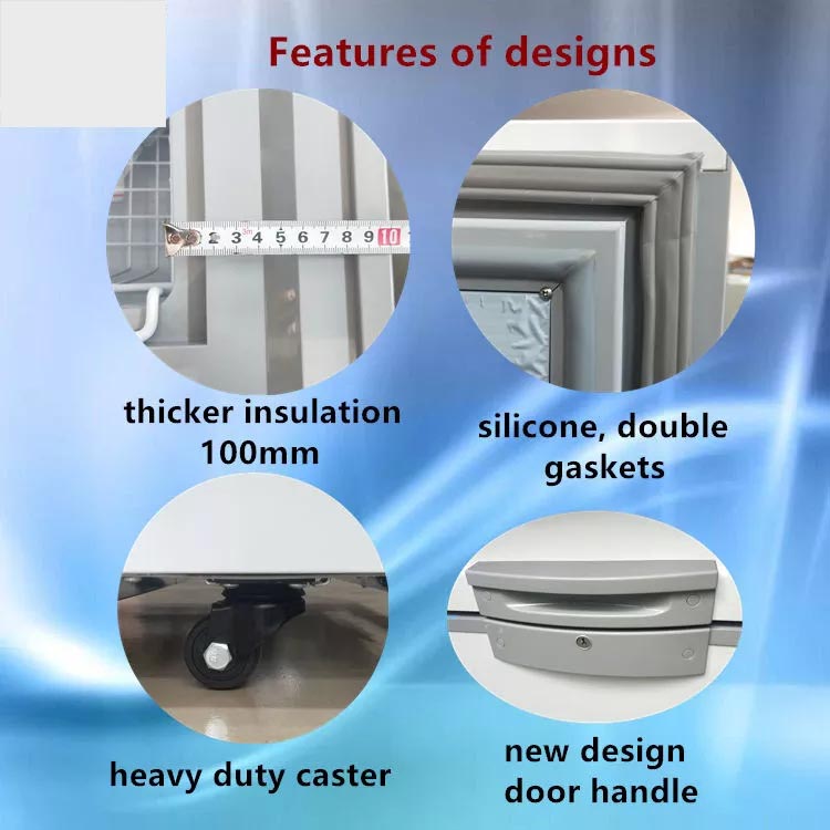 Ultra low temperature minus 45 degree refrigerator 28L horizontal commercial ultra-low temperature refrigerator dry ice refriger
