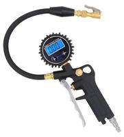 Nouveau brevet de conception 250psi serrure sur pistolet de gonflage de pneu de mandrin à air avec accessoires de voiture de manomètre