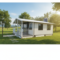 Maison conteneur mobile à double aile extensible pour hôtels, bureaux, villas et immeubles de bureaux - Conception de ferme résistante au vent et imperméable