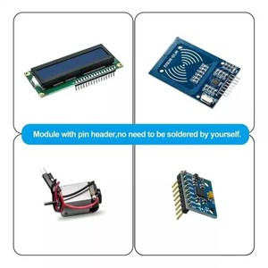 Kit de démarrage Arduino Uno R3 avec modules de capteurs, breadboard et câbles pour projets DIY - Product Image 3