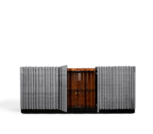 Buffet moderne en bois de rose de luxe, meuble de rangement haut de gamme, buffet sur mesure, crédence, villa, hall d'hôtel, salon - Product Image 2