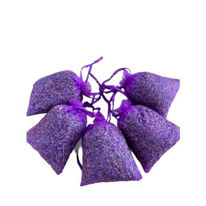 Bouquet de fleurs de lavande séchées naturelles 5g 10g Sachet d'aromathérapie Pot-pourri pour tiroir, placard, voiture, parfum d'intérieur - Product Image 4