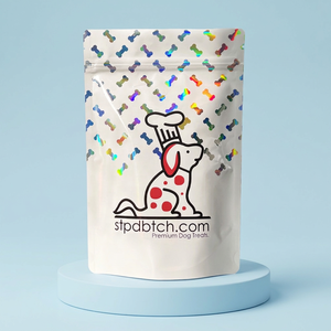Custom Logo Holographic Bopp Zip Lock Pouch Resealable Stand up <b>Bag</b> for Dog Snack Pet <b>Treat</b> Packaging - Product Image 1