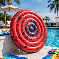 Bouées gonflables en PVC de 40 pouces en forme d'araignée, accessoires de baignade amusants, essentiels de plage d'été pour enfants et adultes