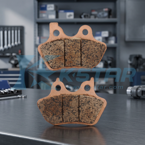 Plaquettes de frein arrière K Star Streetbike (en métal sans amiante) pour Softail Deluxe EFI FLSTNI 2007 - Product Image 2