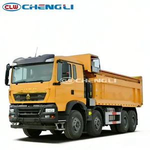 Camion benne basculante HOWO 8X4 directement de l'usine, 351-450 CV, benne personnalisée, 31-40 tonnes, camion benne basculante poids lourd - Product Image 2